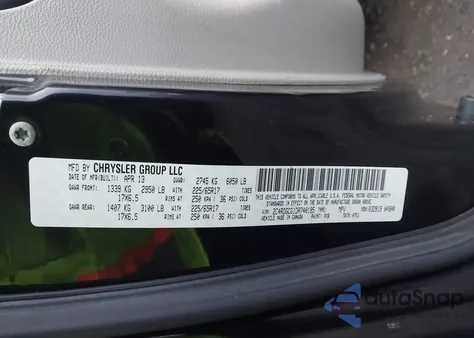 2013 Dodge Grand Caravan Sxt from USA, damaged, VIN 2C4RDGCG1DR740195